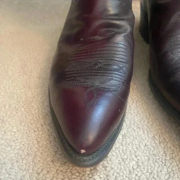 Men’s size 12 D Acme leather cowboy boots. Beautiful! - Picture 5 of 16